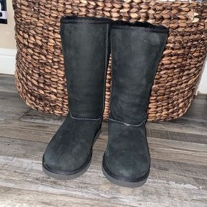 Women’s Black Classic Tall Uggs
